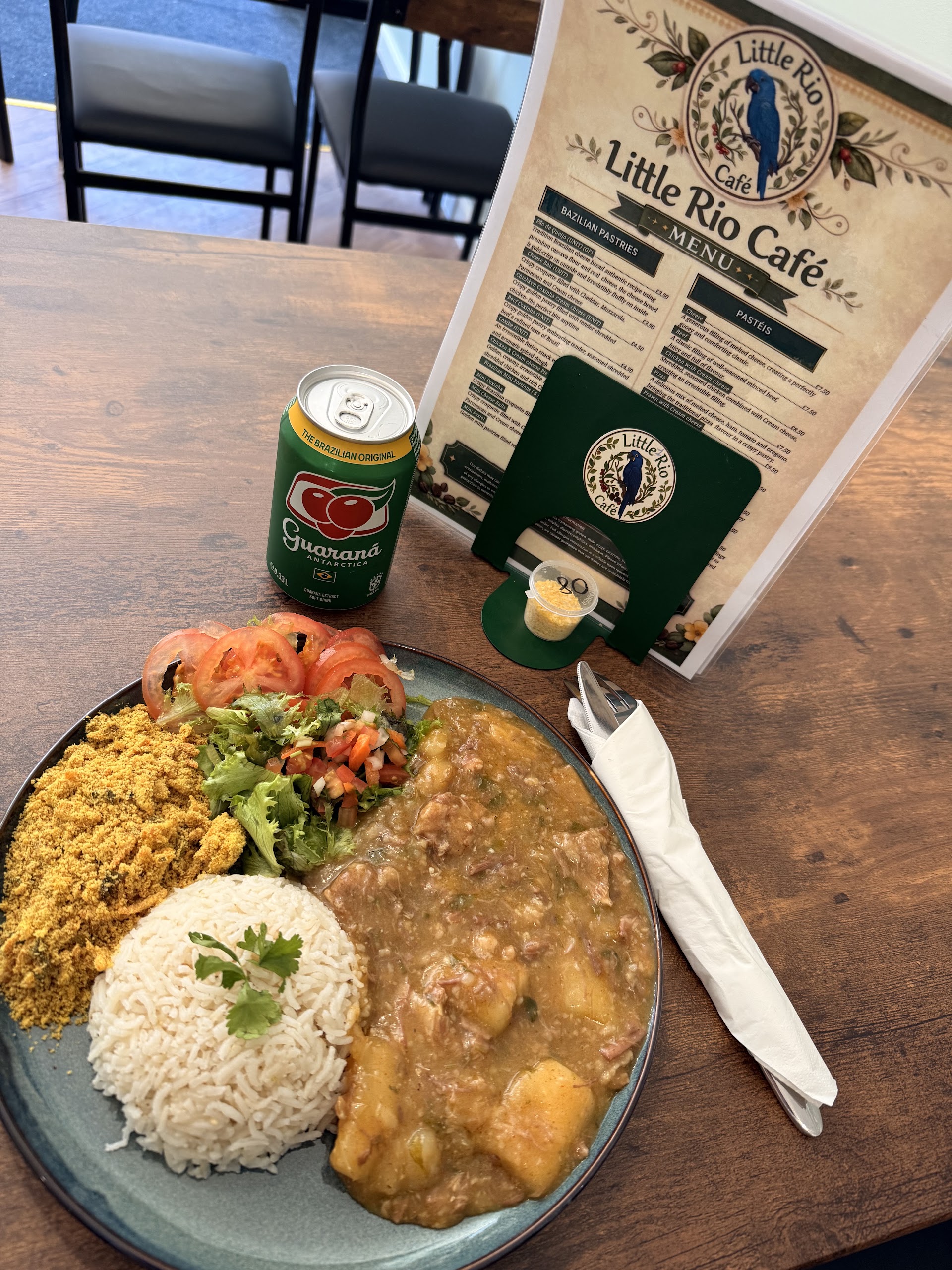 Brazilian meal at Little Rio Café