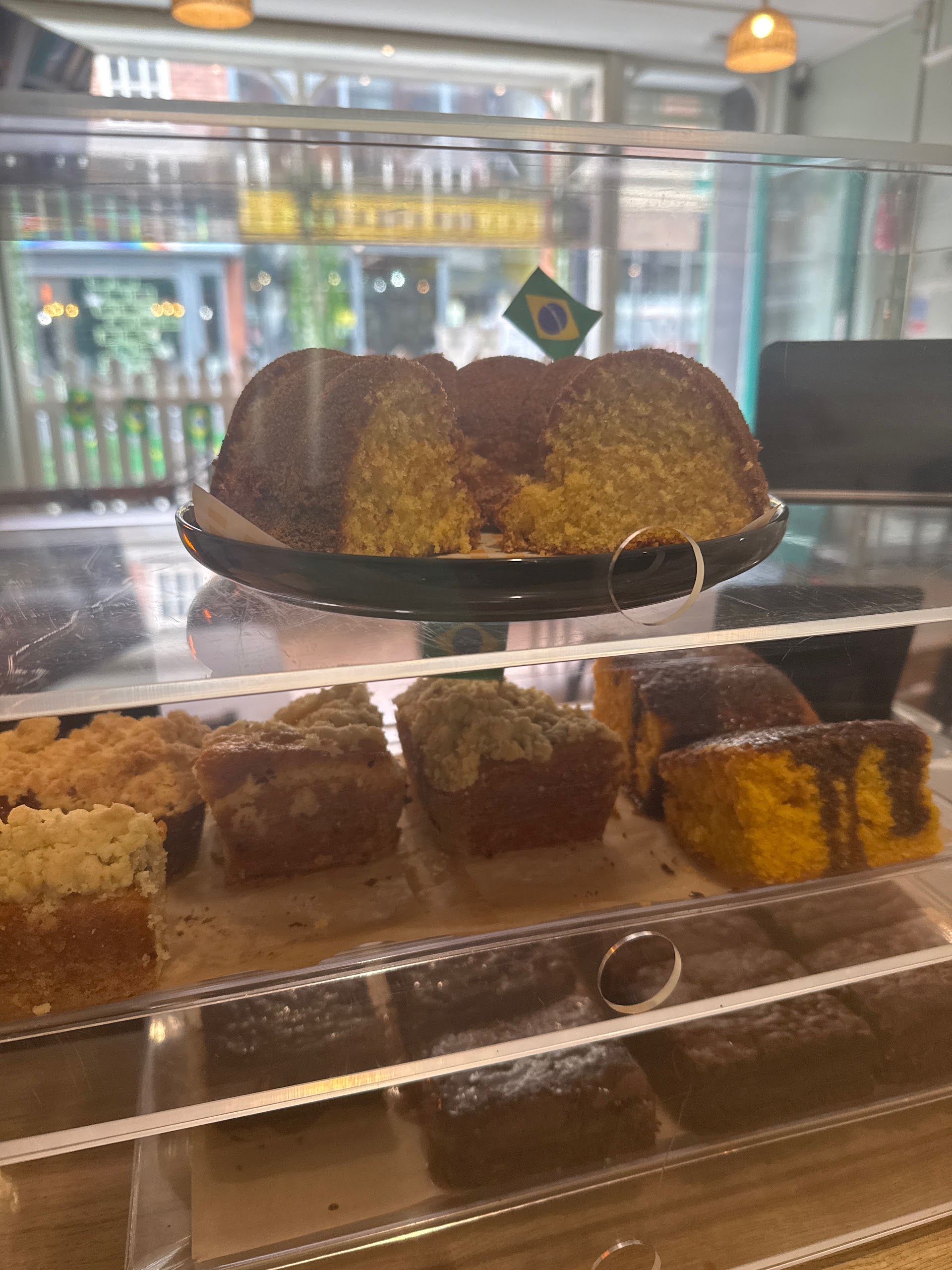 Fresh bakes on the counter